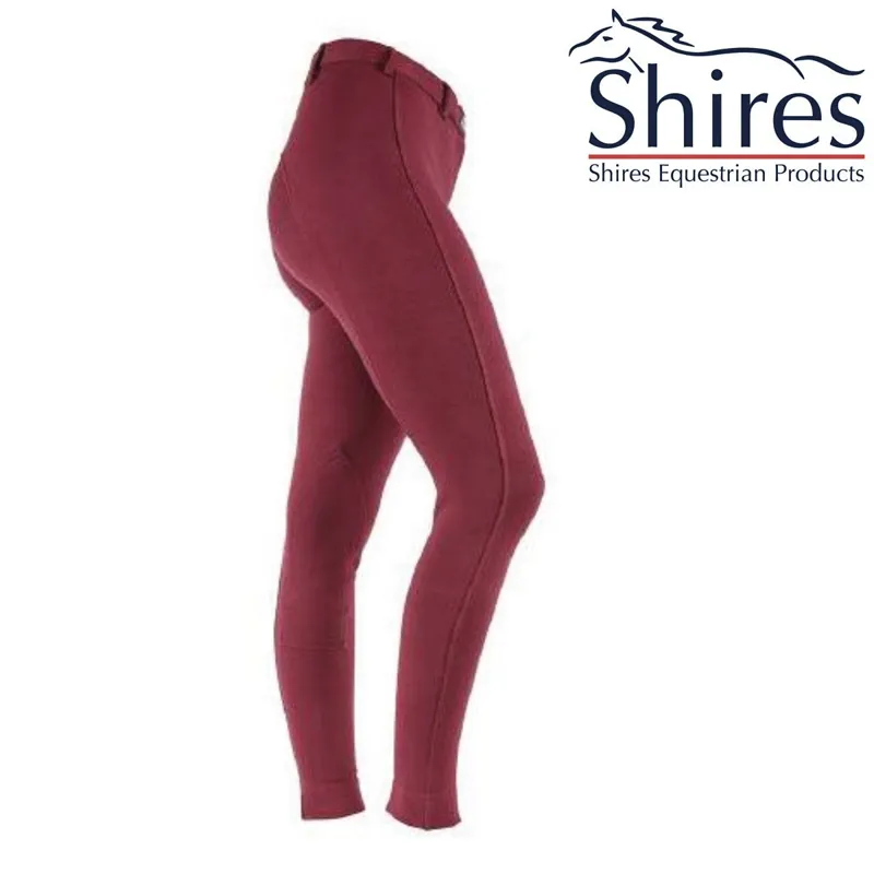Shires Maids Wessex Jodhpurs - Maroon 